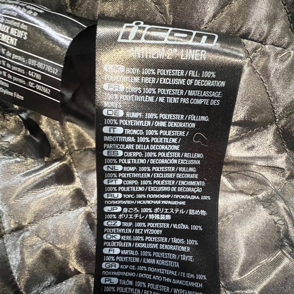 Icon Anthem 2 Mesh Jacket Womens Sz L D30 Riding Padded Removable Liner Black - Picture 5 of 16